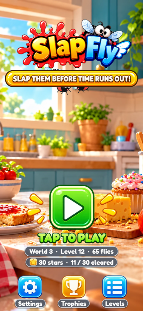 Main menu in a sunny kitchen